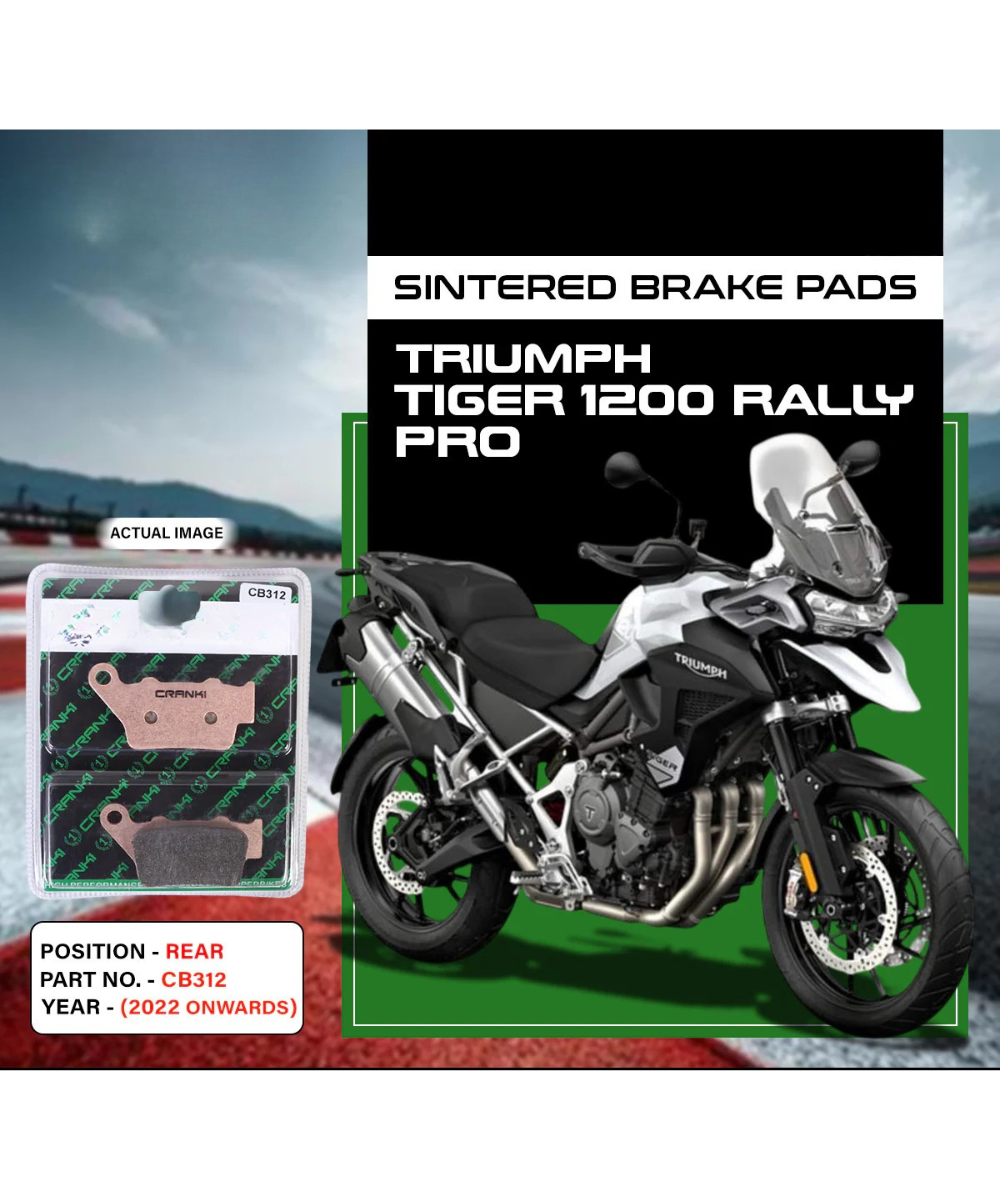 Crank1 Triumph Tiger 1200 Rally Pro (2022 Onwards) Sintered Brake Pads