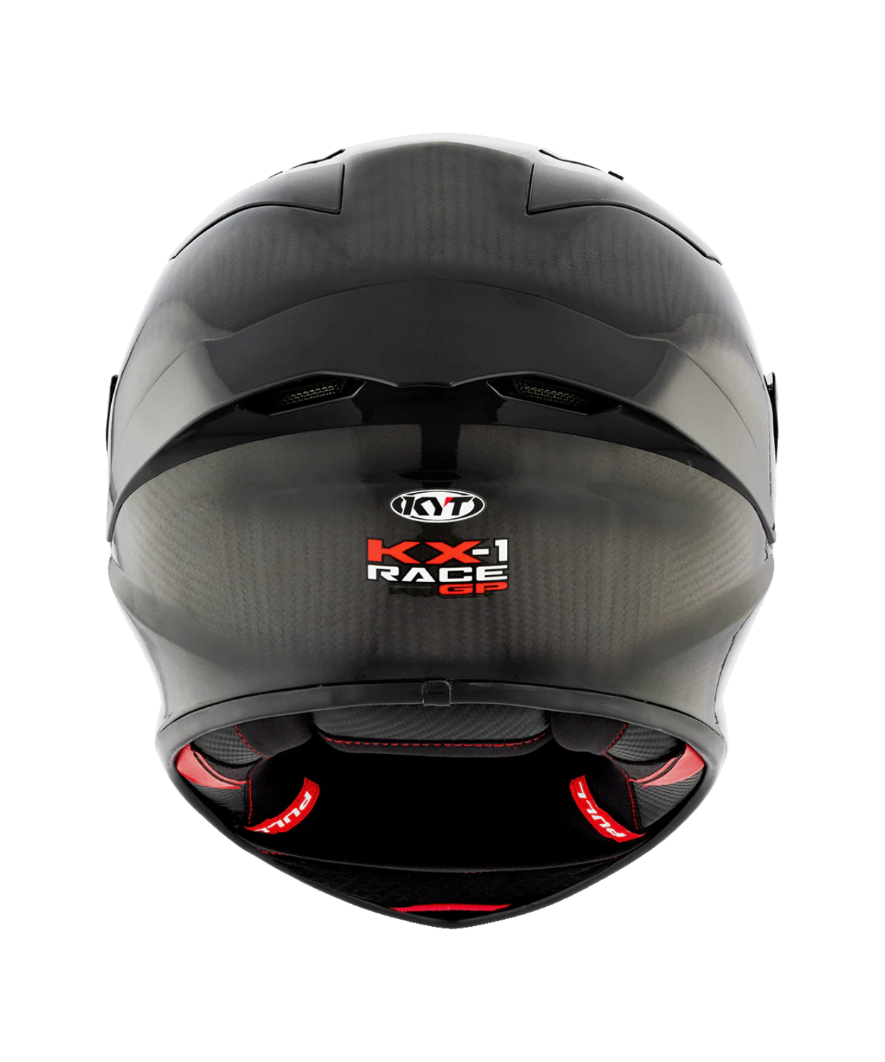KYT KX1 RACE GP Solid Carbon Fiber Helmet (ECE 22.06) - Gloss Black