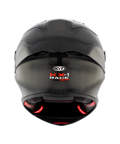 KYT KX1 RACE GP Solid Carbon Fiber Helmet (ECE 22.06) - Gloss Black