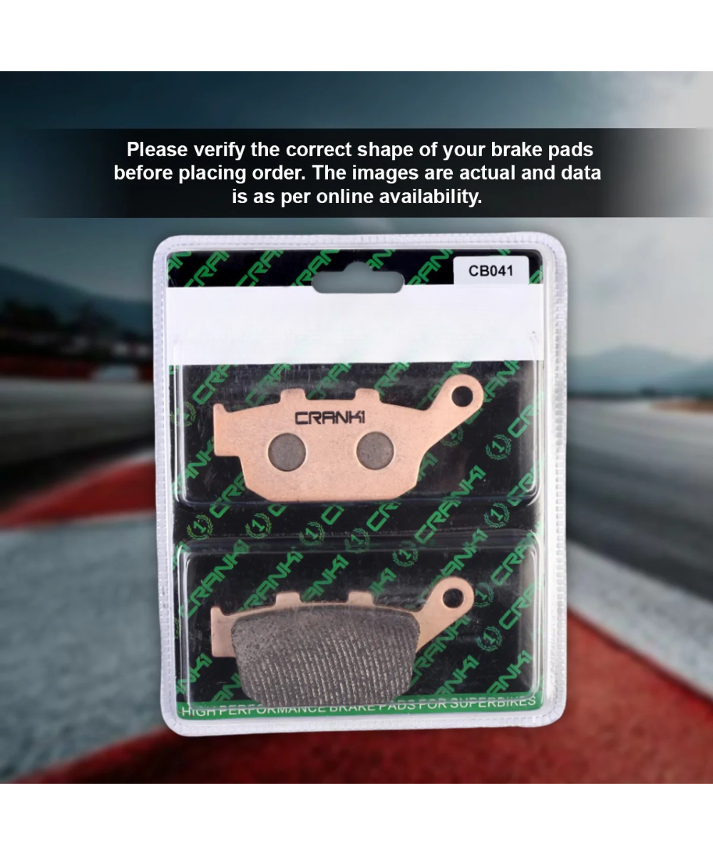 Crank1 Triumph Daytona 675R (2011-2017) Sintered Brake Pads