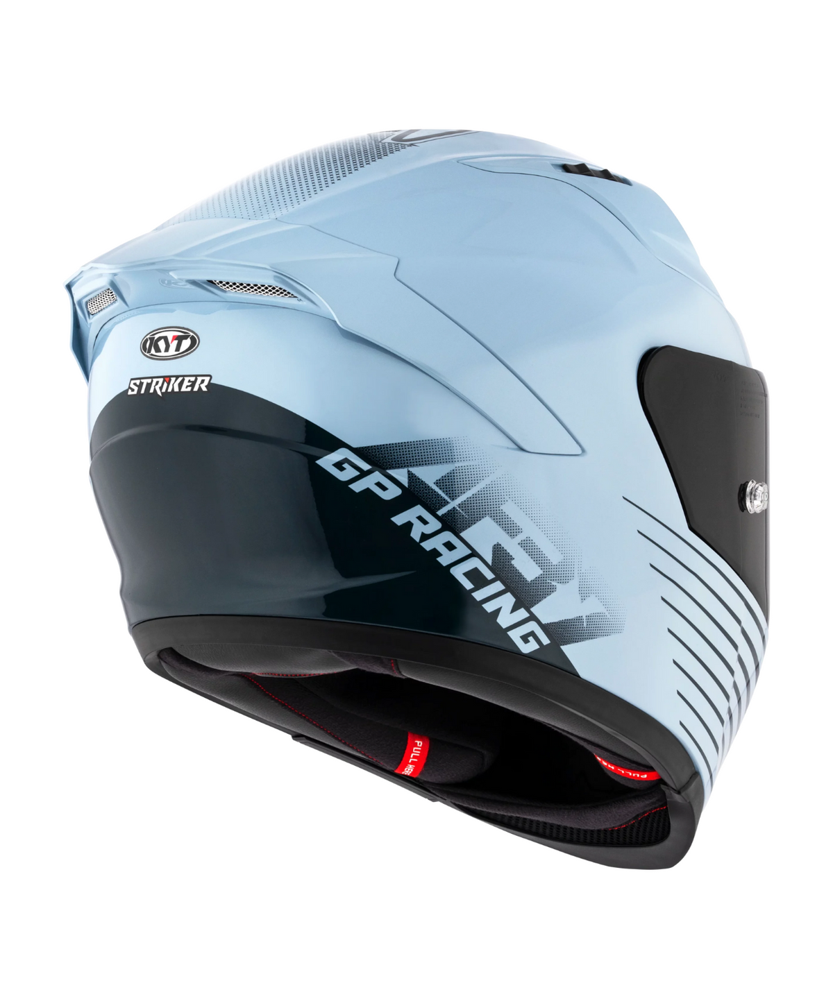 KYT Striker 2V AF37 Livery Full Face Helmet - Gloss Sea Blue - KYT Helmets