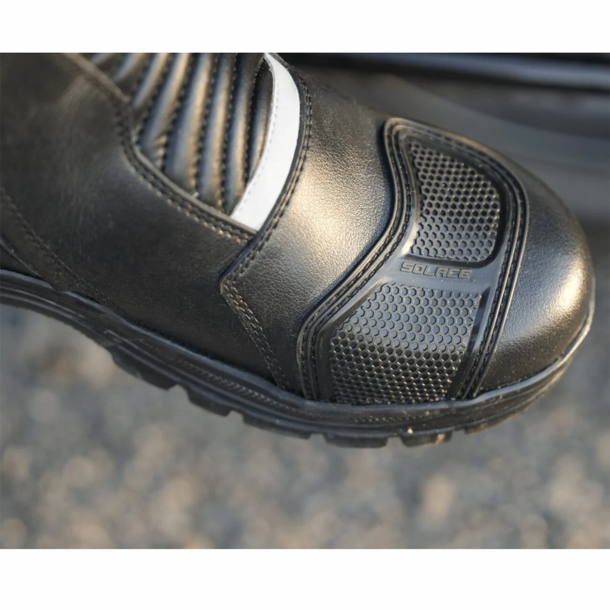 Solace Scout Motorcycle Boots - Black Neon - Solace