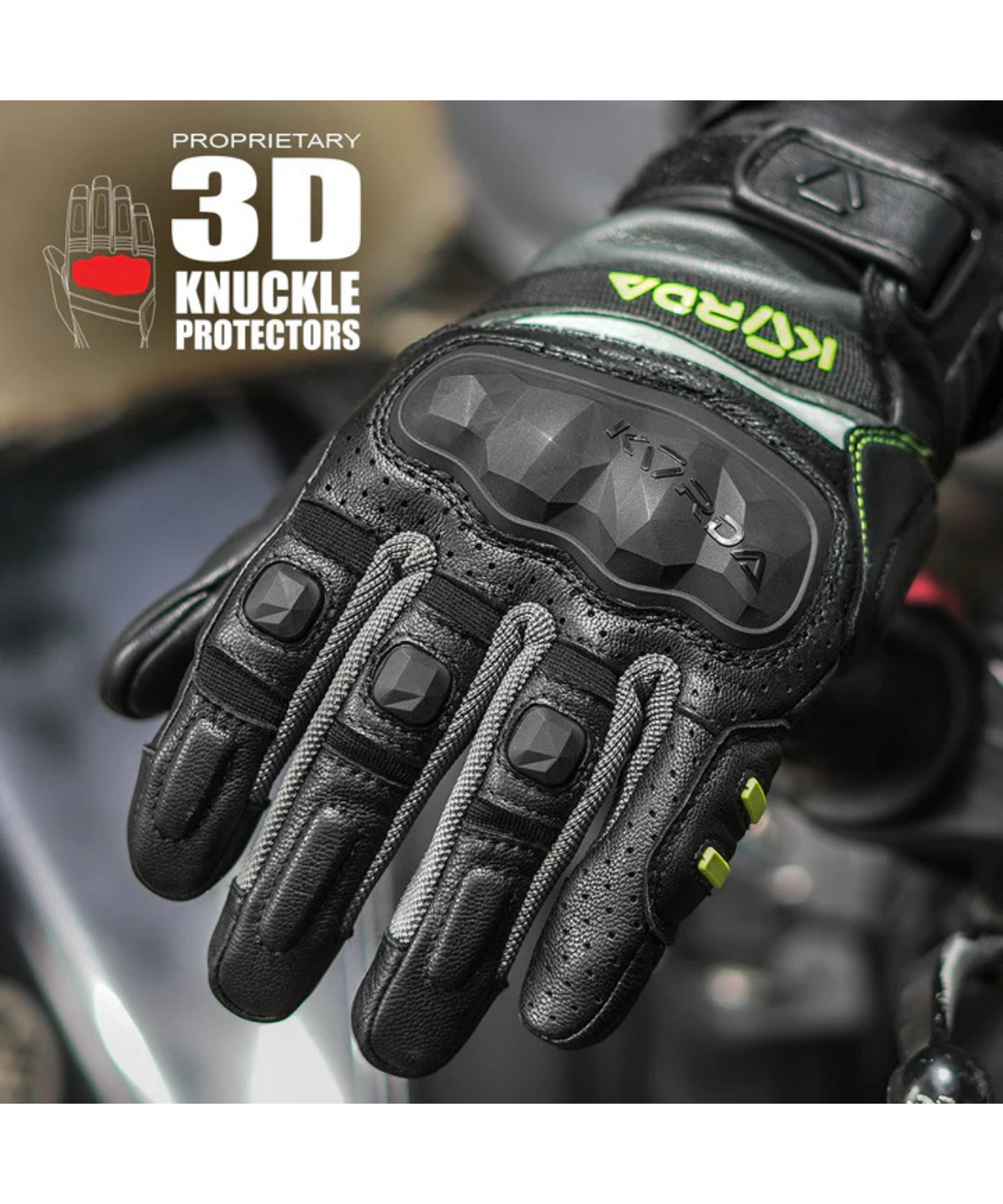 Korda Guard Riding Gloves - Red - Korda