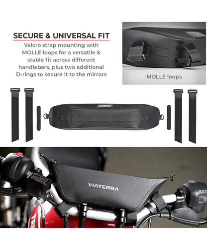 Viaterra 100% Waterproof Handlebar Bag