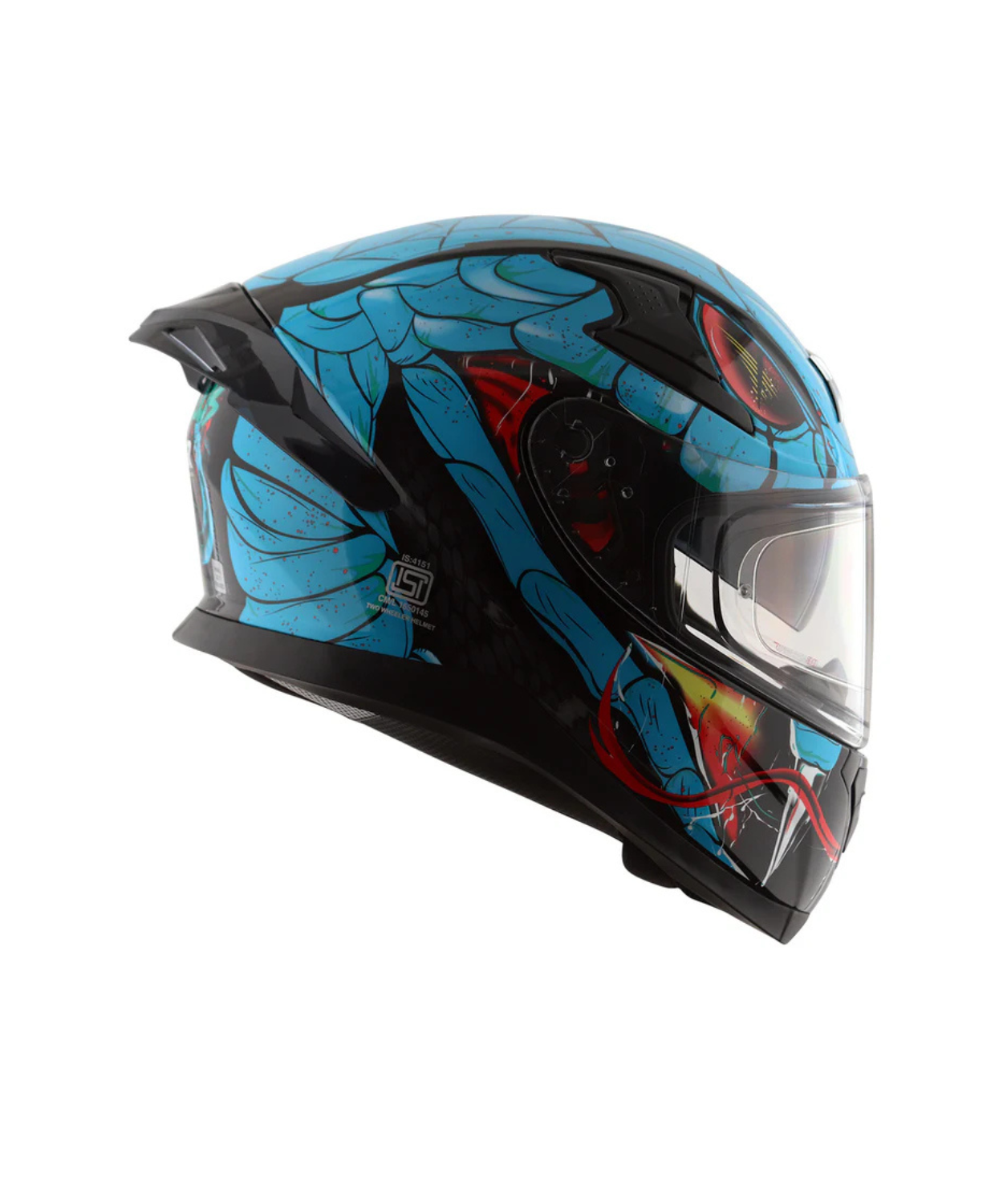 Buy Axor Apex Venomous D/V Helmet Black Neon Blue – Bikester Global