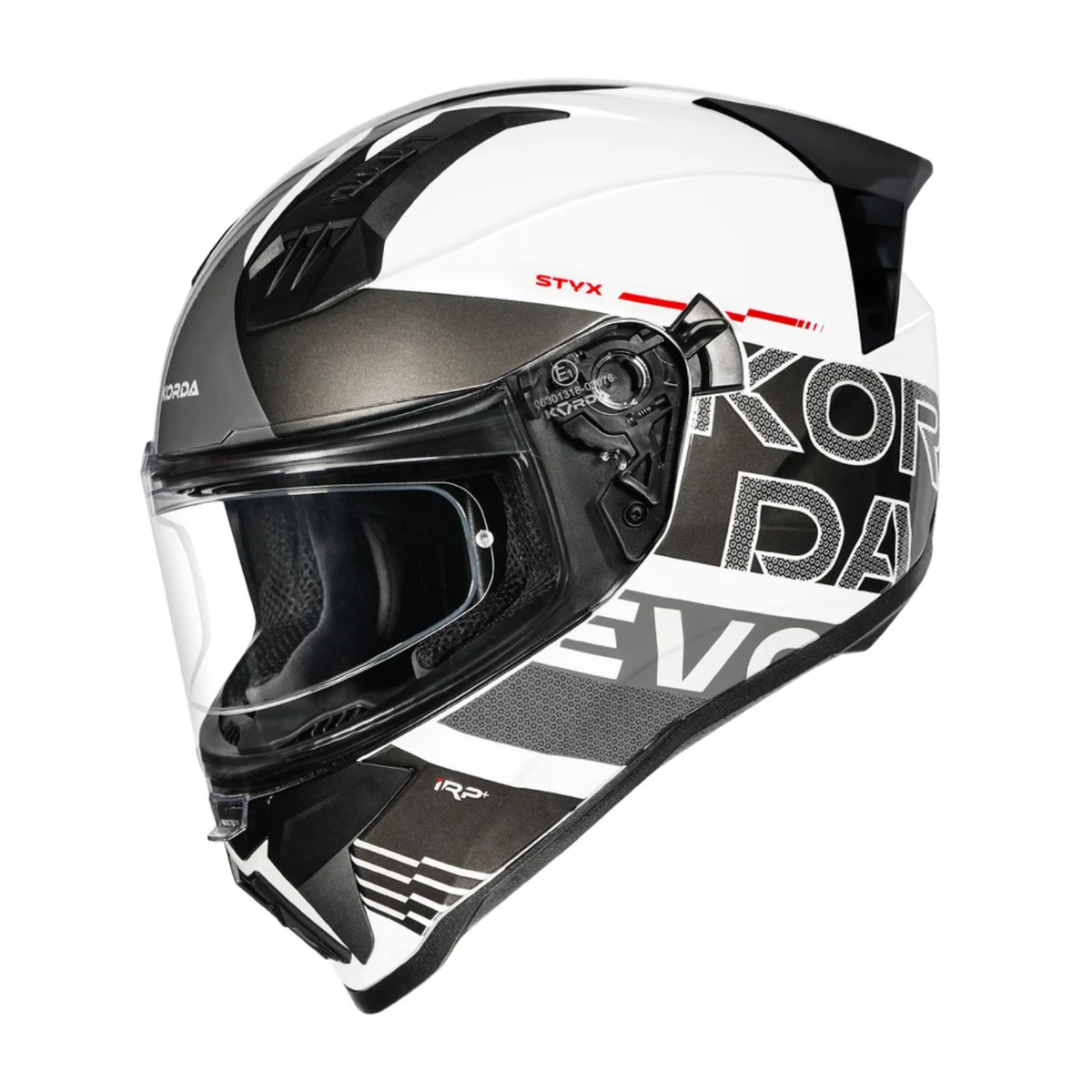 Korda EVO Styx Helmet - Gloss White Grey