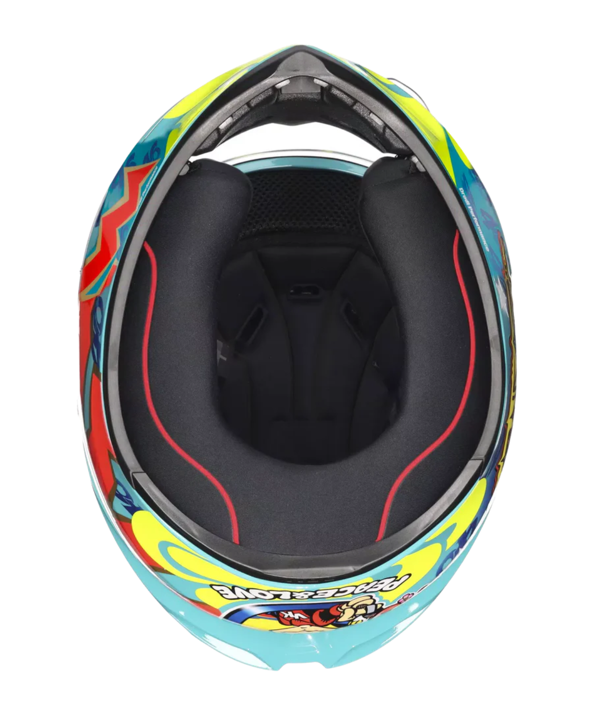 AGV K1 S Rossi Mugello 1999 Helmet - Gloss Blue Green Red - AGV