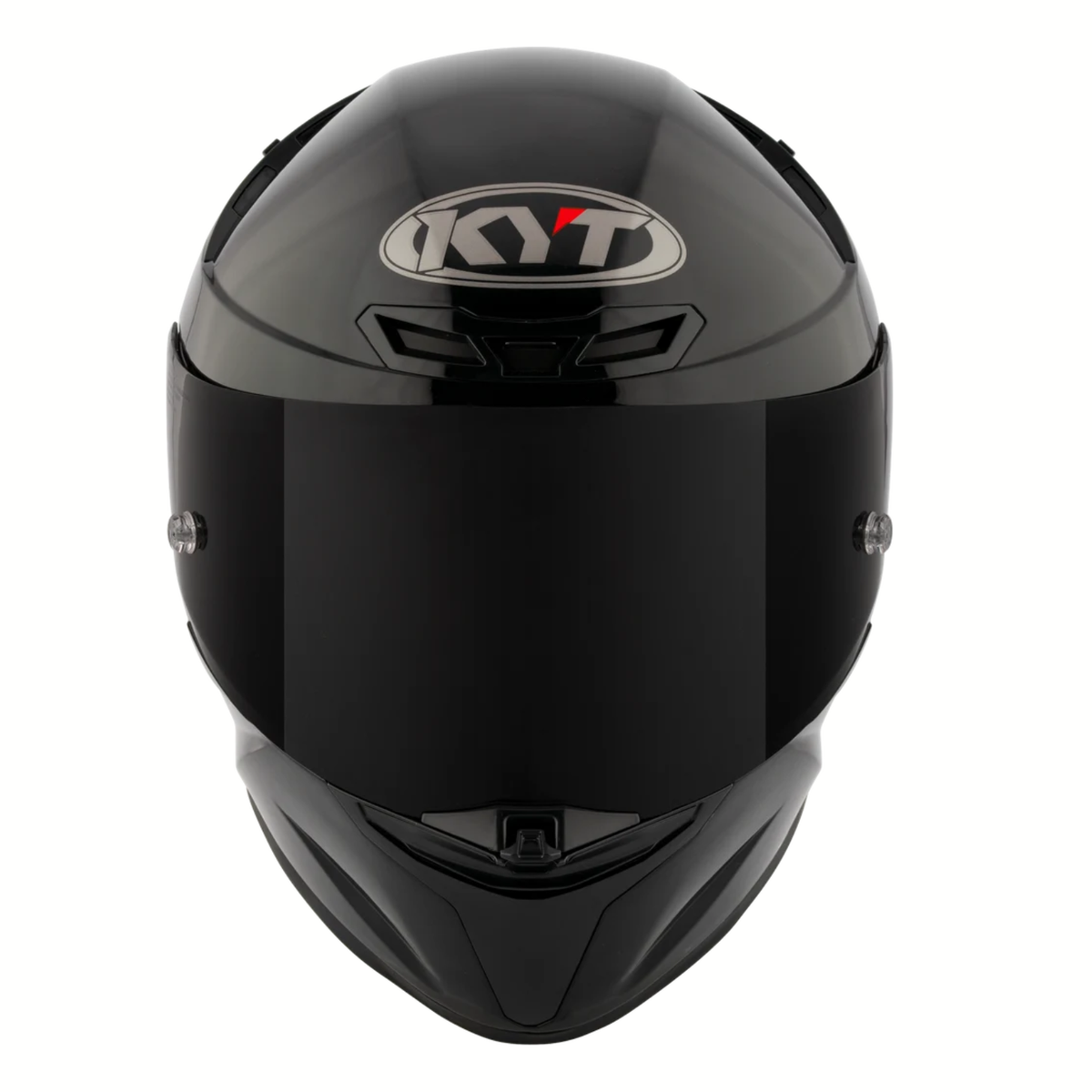 KYT TT-Revo Plain Helmet - Gloss Black
