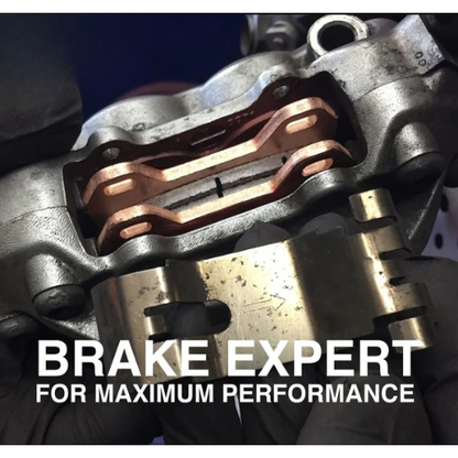 Crank1 Fully Sintered H2 Series Brake Pads for Triumph T100 Air Cooled