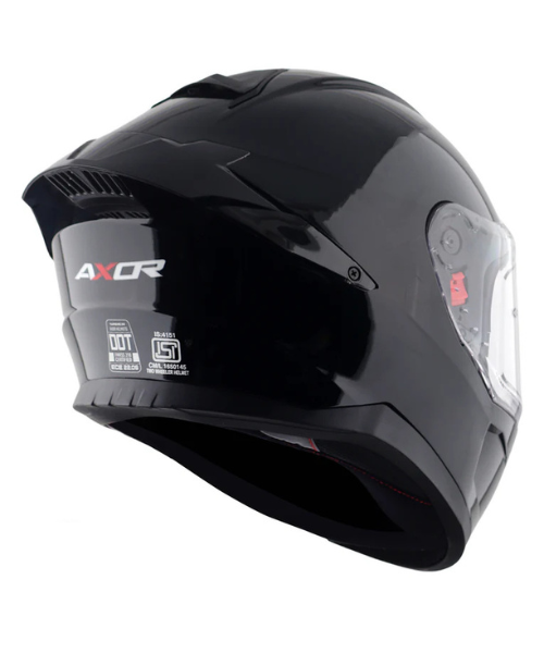 Axor Saber Single Color Helmet - Gloss Black