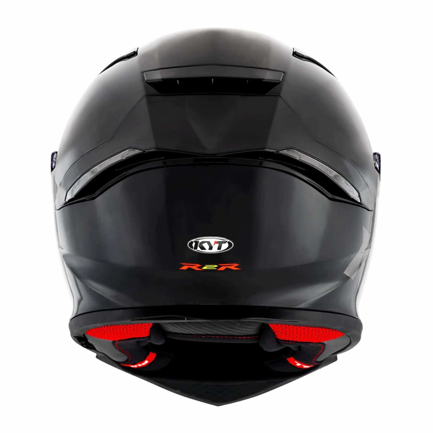 KYT R2R Pro Plain Helmet - Gloss Black