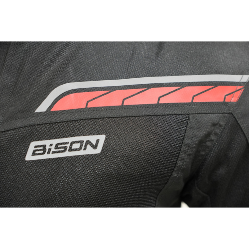 Bison ProGear Clavis Riding Jacket - Black Red