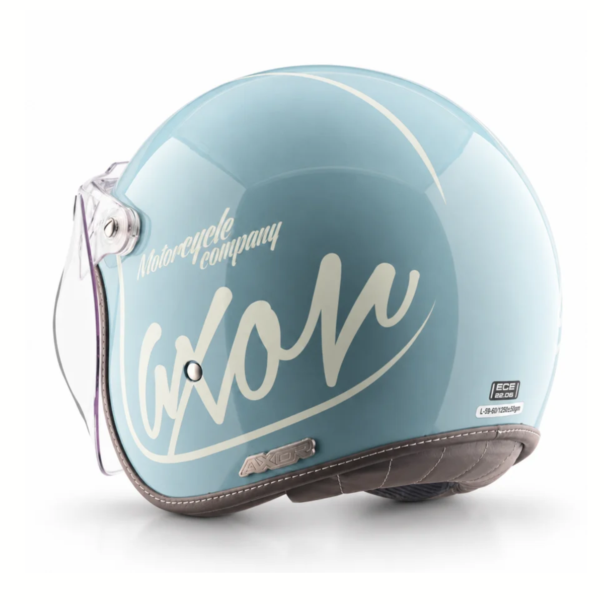 Axor Retro Jet Bygone Helmets - Gloss Ice Ash Blue - AXOR