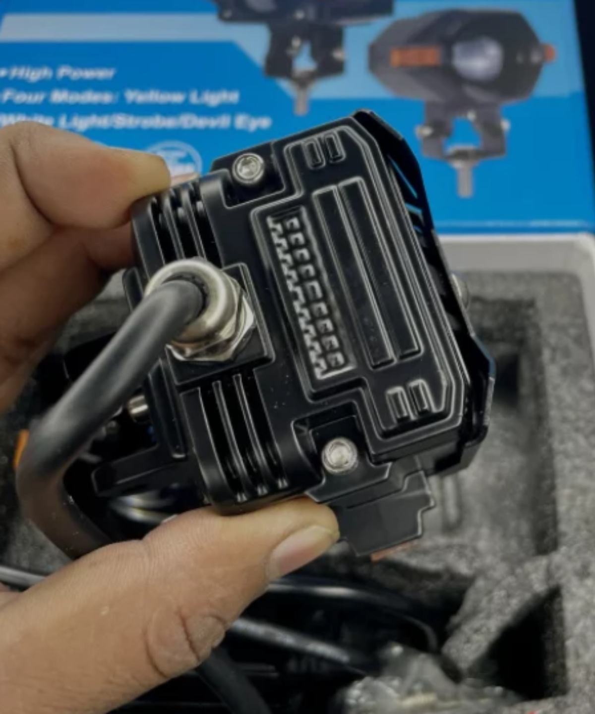 HJG Nightbreaker Gorilla Dual Projector 120 W White/Yellow Lens Led Fog Light with P107 Fog Red Amber DRL Hazard