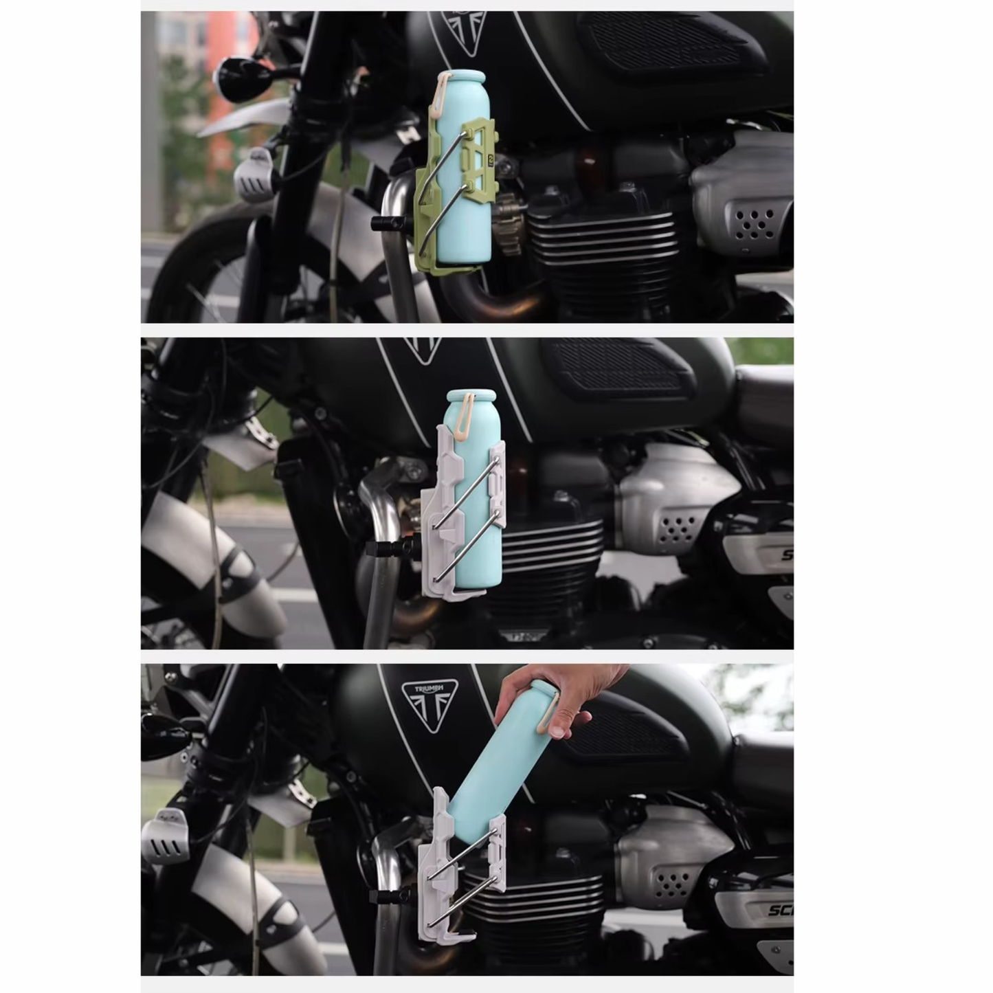 SMNU Universal Adjustable Motorcycle Water Bottle Holder