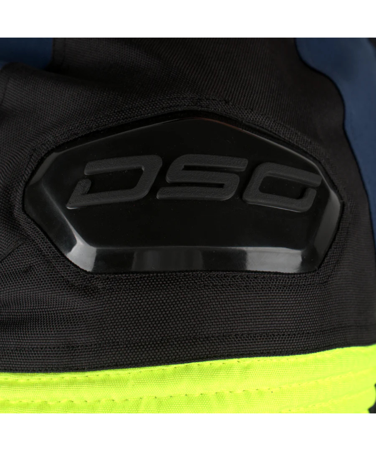 DSG Apex V2 Riding Jacket - Black Blue Yellow Fluo