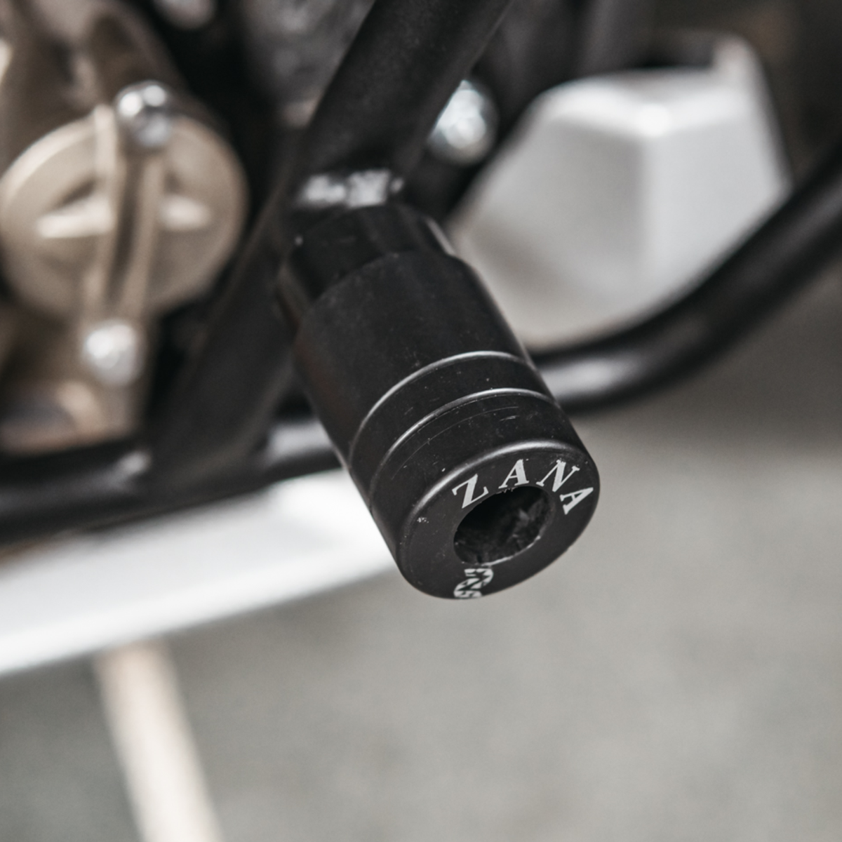 Zana TVS Apache RTX 300 Upper & Lower Crash Guard with Slider Combo without Beak Version - Black - ZI-8711 / ZI-8710