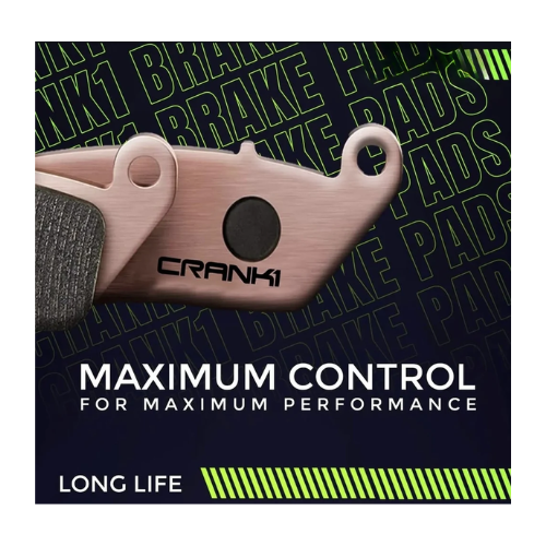 Crank1 Fully Sintered H2 Series Brake Pads for Triumph Bonneville Speedmaster 1200 (2018 onward)