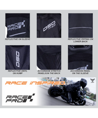 DSG Race Pro V2 Riding Jacket - Black