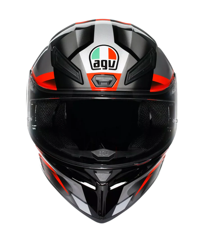 AGV K1 S Fastlap Helmet - Gloss Black Grey Red