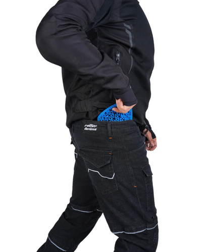 Rollin Denims Genesis 2.0 CORE-X Riding Jeans with Armour - Jet Black