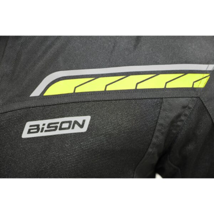 Bison ProGear Clavis Riding Jacket - Black Neon