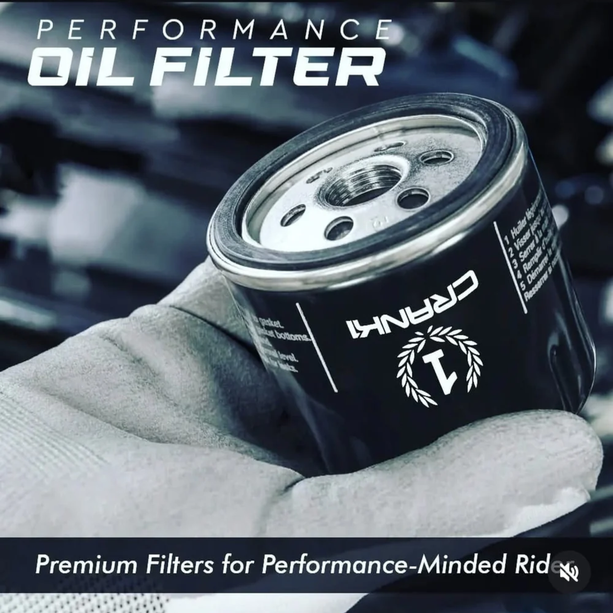 Crank1 Ducati Monster 795 (2012-2016) Performance Oil Filter - CPO-153 - Crank 1