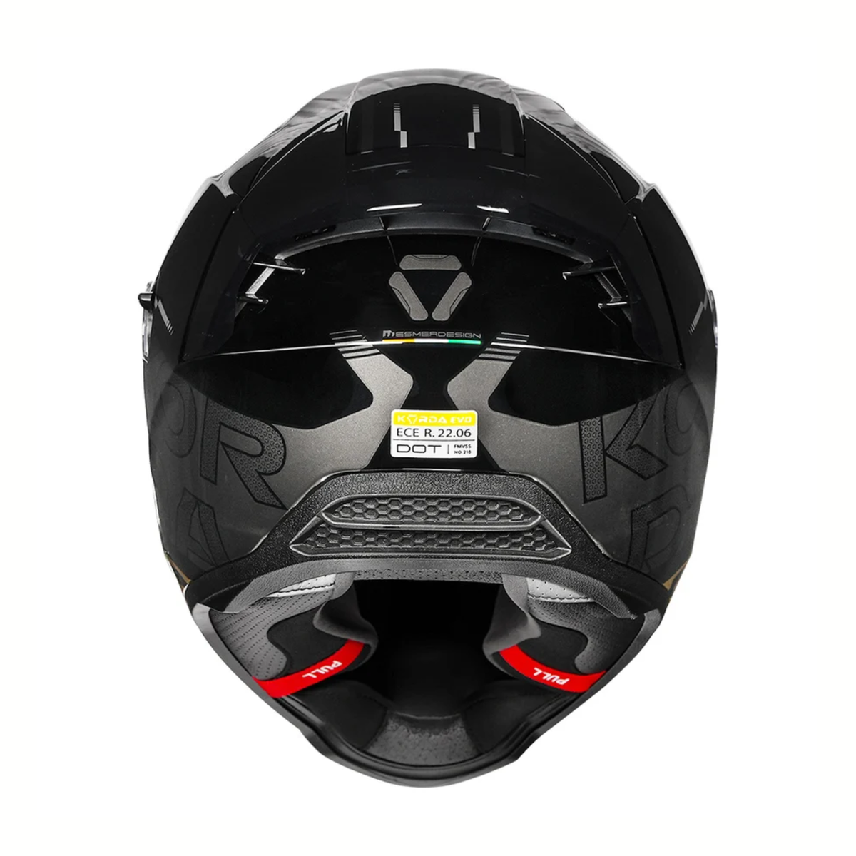 Korda EVO Styx Helmet - Gloss Black Grey Gold