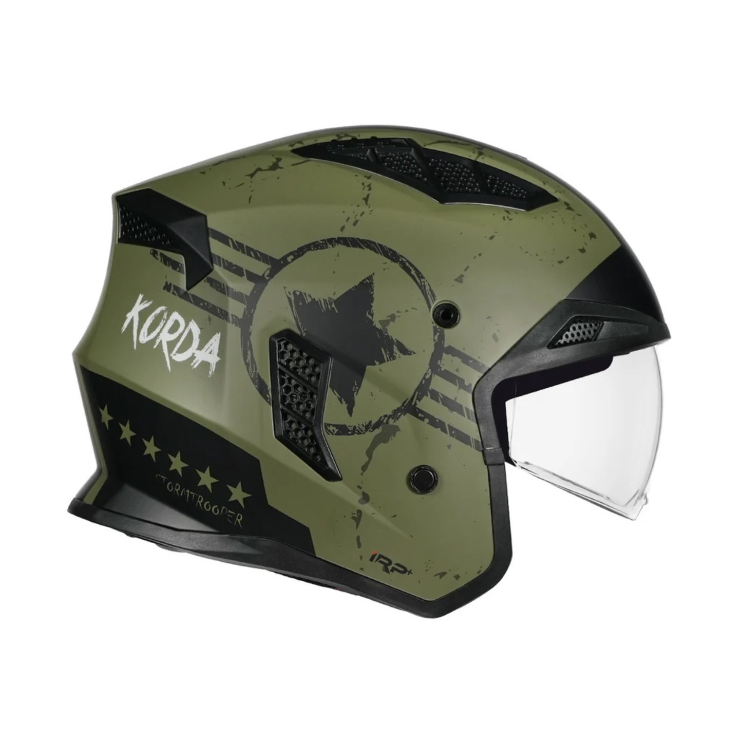 Korda Storm Trooper Hero Helmet - Matt Olive Green