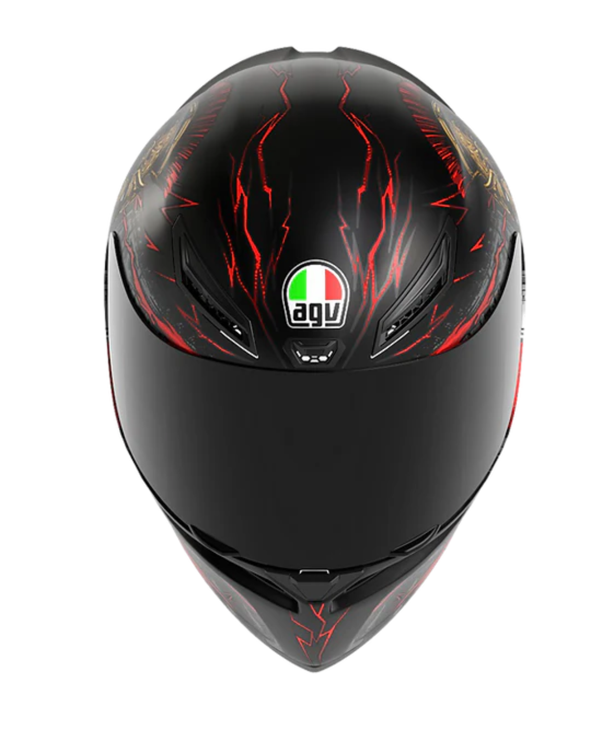 AGV K1 S Gladiator Helmet - Matt Black Red - AGV