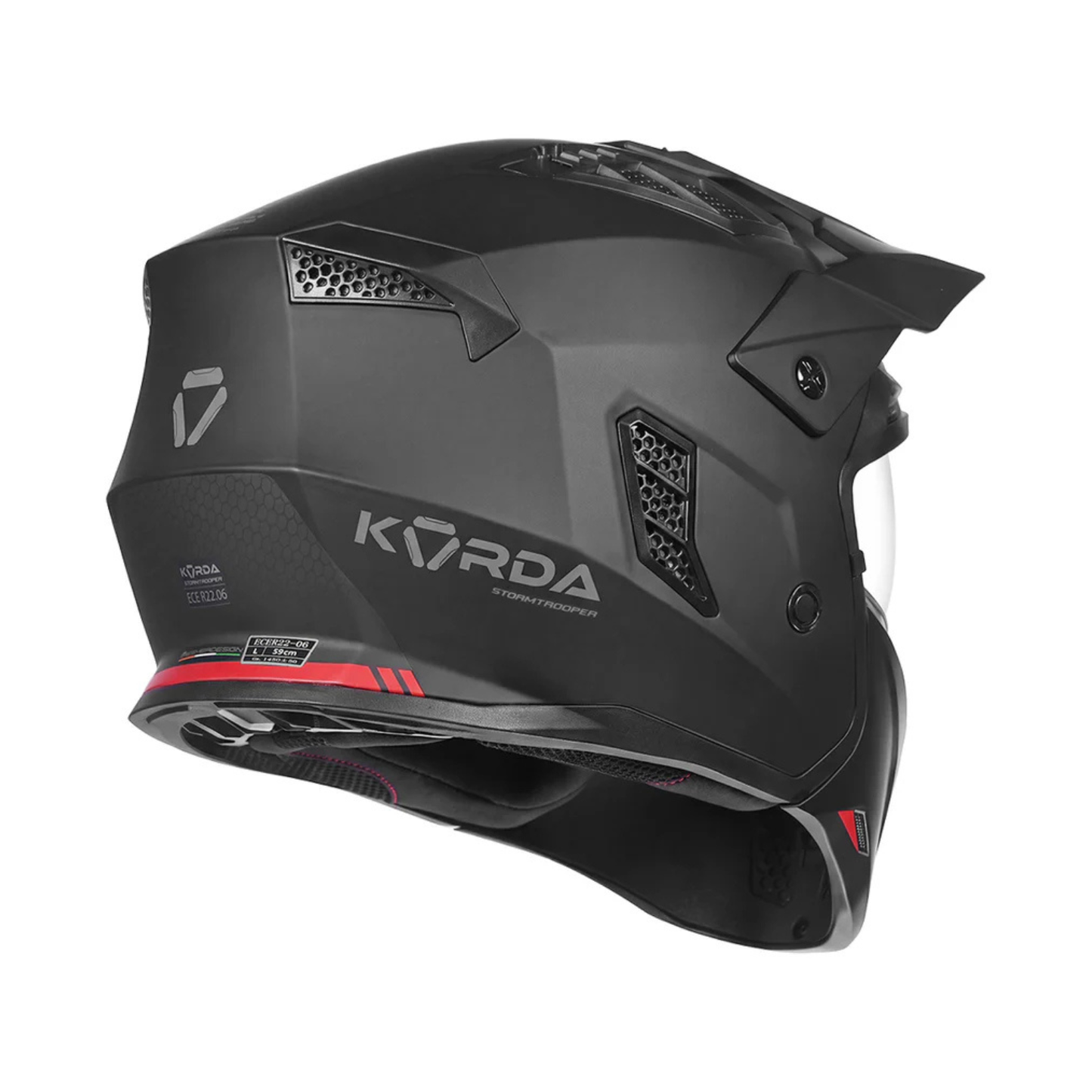 Korda Storm Trooper Solid Helmet - Matt Black