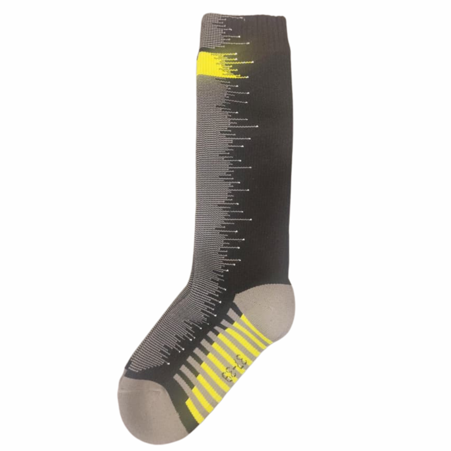 Moto Arch Knee High Waterproof and Winter Socks - Black Yellow