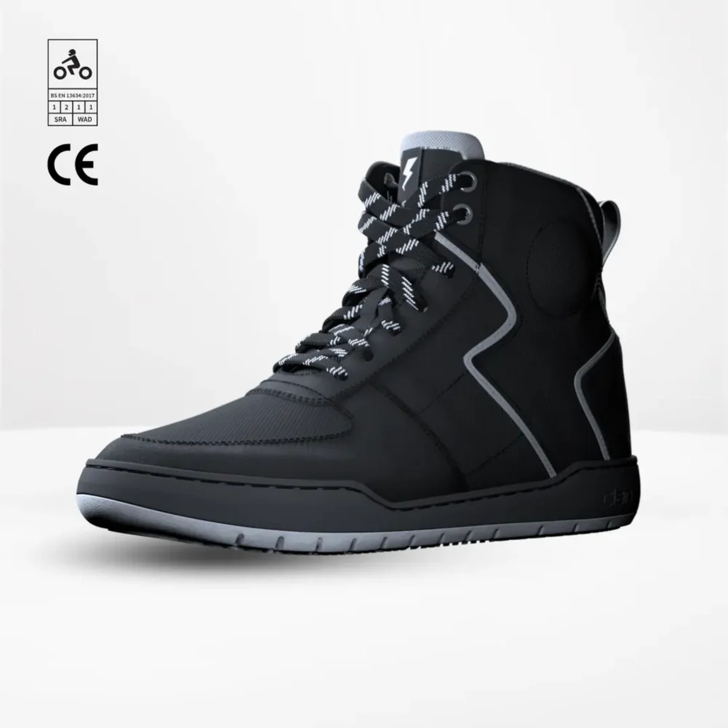 Clan Stealth with D3O Protectors Waterproof Riding Boot - Grey
