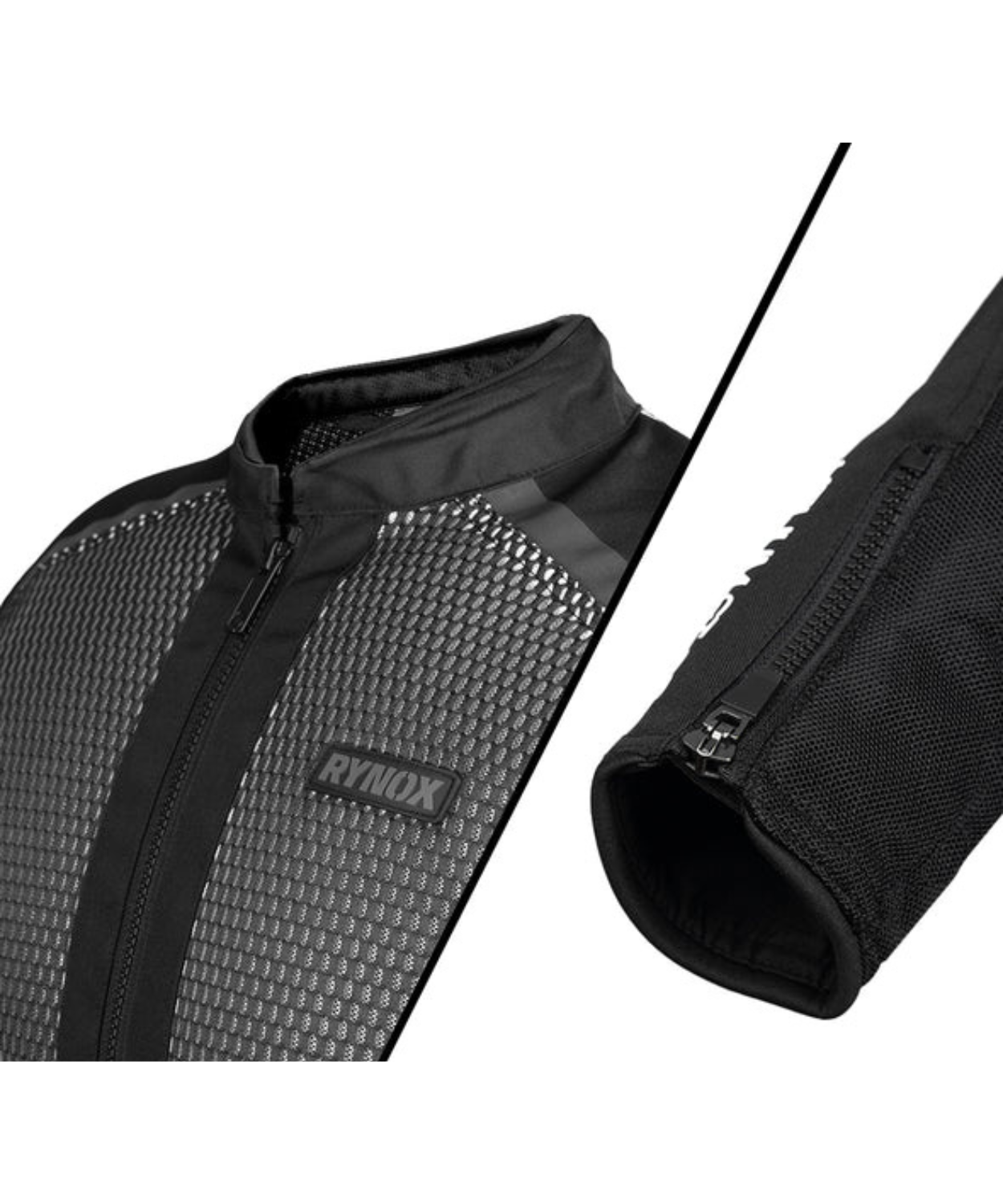 Rynox Helium GT3 Jacket - Black White