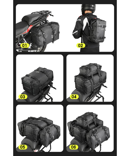 Rhinowalk Waterproof Tail Bag 30L - Black - MT2230