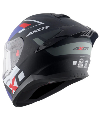 Axor Saber X-Sport Helmet - Dull Black Blue