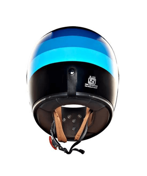 Royal Enfield FF NH44 Lite Gloss Blue Waves - Gloss Black & Blue
