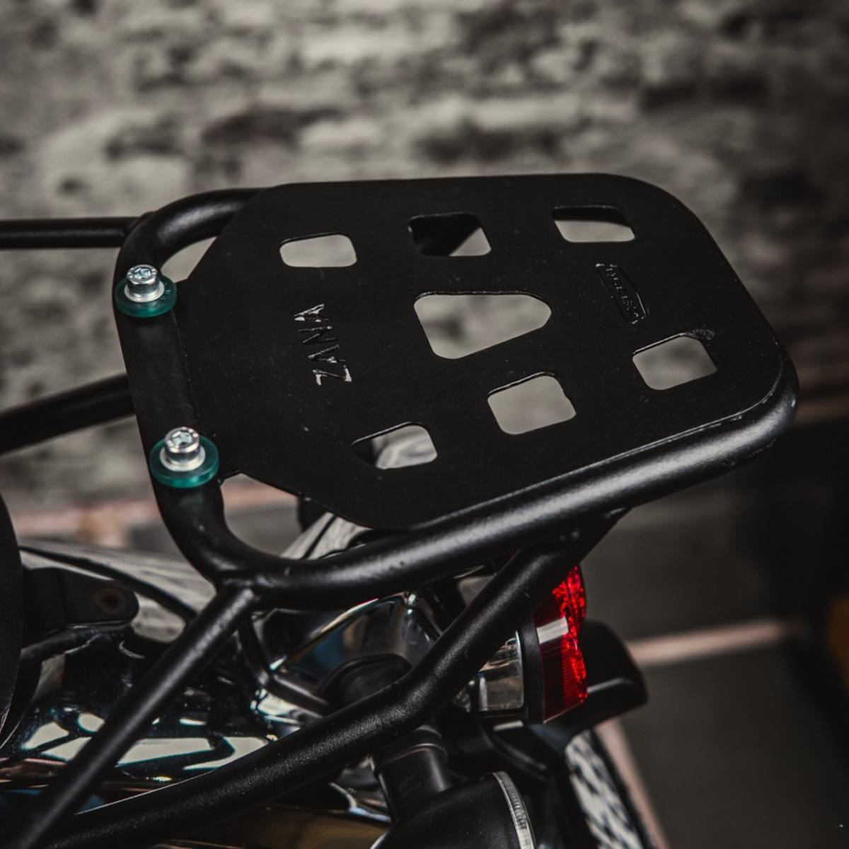 Zana Honda CB 350 / H’Ness Top Rack With Plate New W1 Split Seat / Single Seat Version 2 - ZI-8130B - Zana