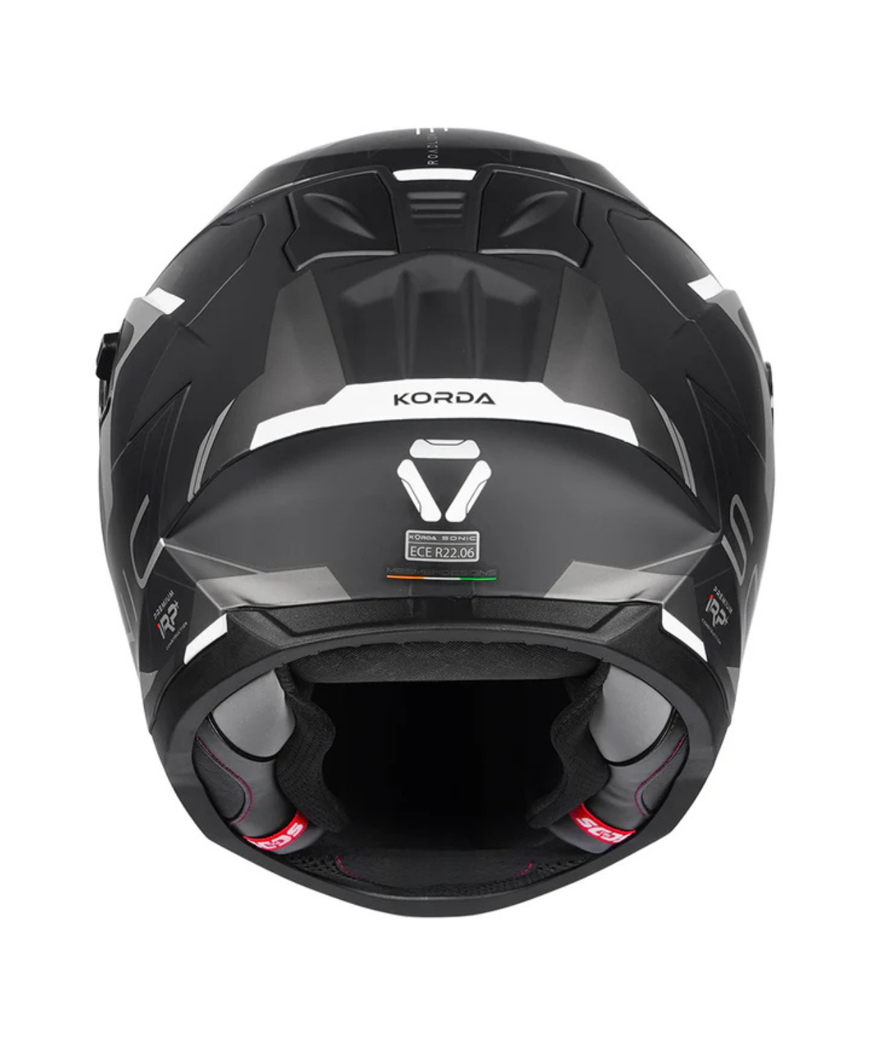 Korda Sonic GP Roadlion Helmet - Matt Black Grey