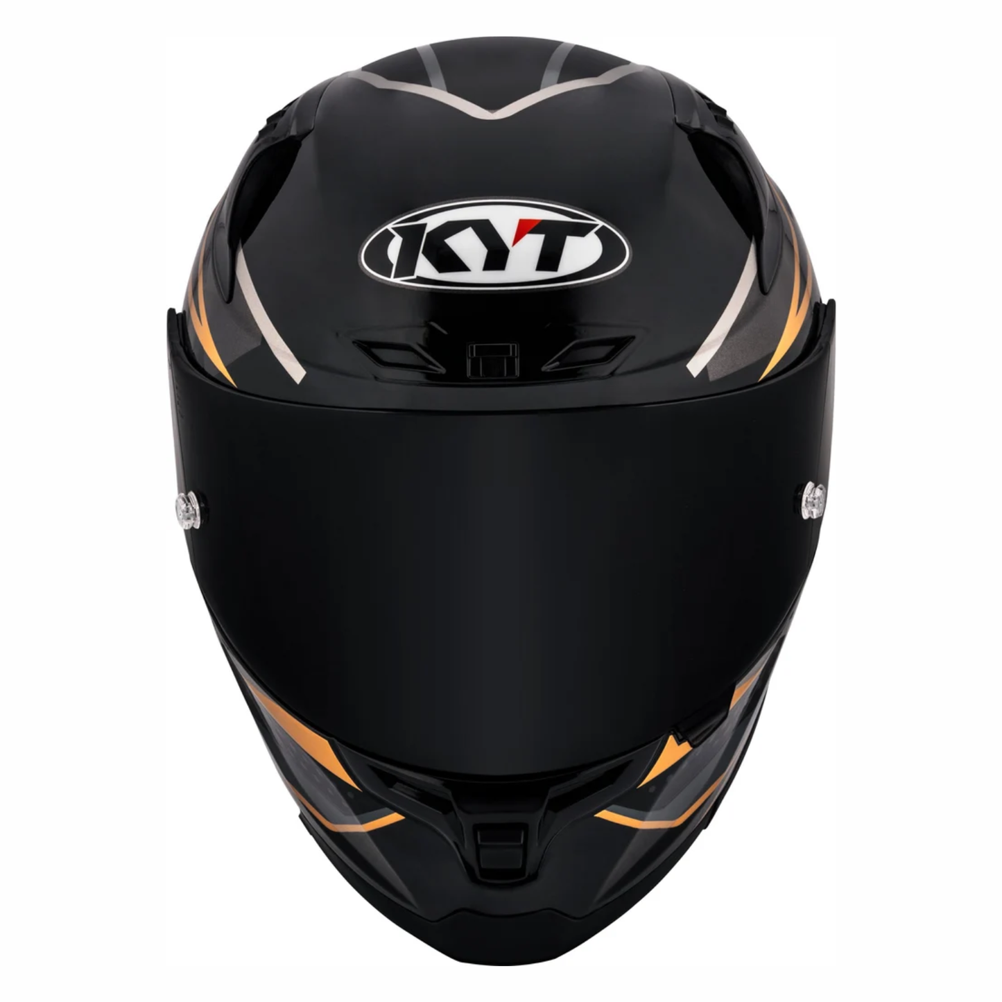 KYT Striker SV Davo Helmet - Gloss Black Gold
