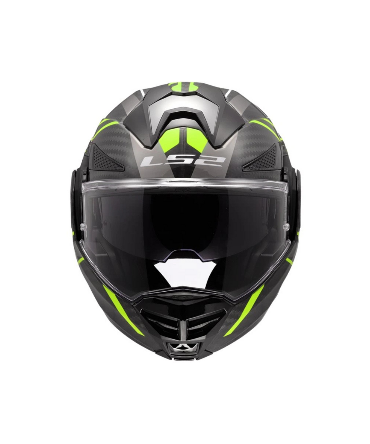 LS2 FF901 Advant X Carbon Fiber Future II Helmet (ECE 22.06) - Matt Hiviz Yellow - LS2