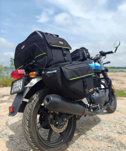 Guardian Gears Sidekick Sports 45L Saddle Bag with Waterproof Rain Cover