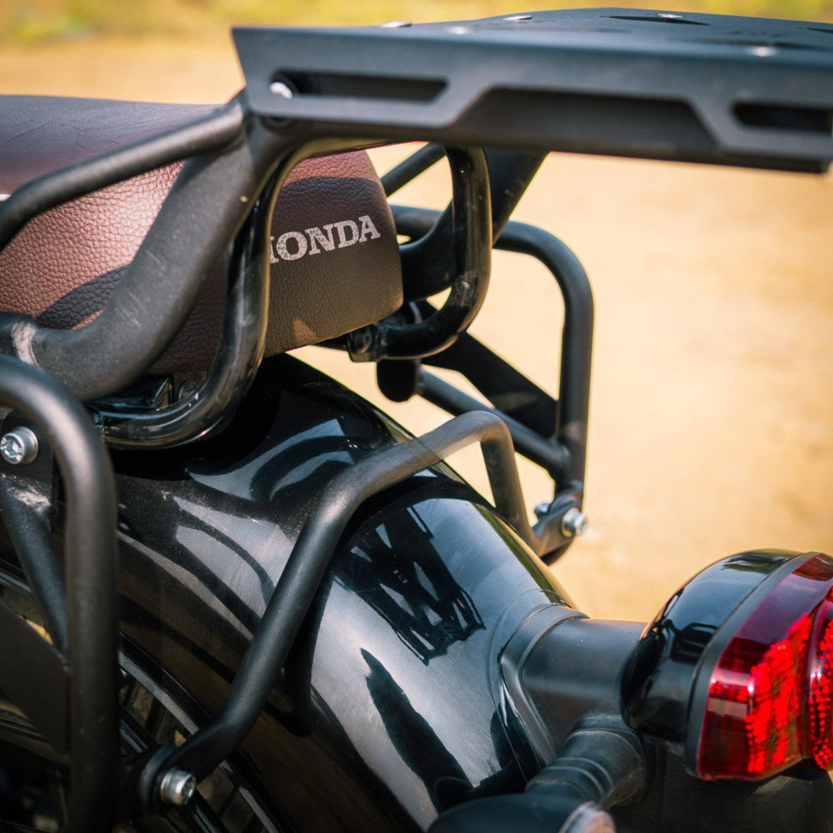 Zana Honda CB 350 (2025) Saddle Stay With Jerry Can Mount - Black - ZI-8682 - Zana