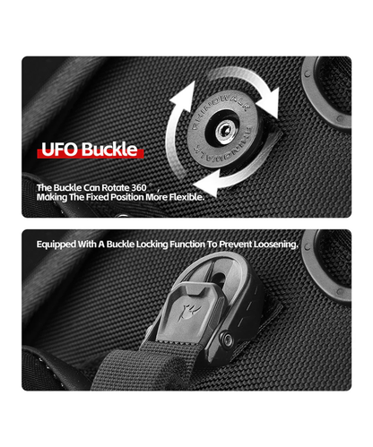 Rhinowalk Hard Shell Tail Bag 35L Carbon Black -  MFT2310