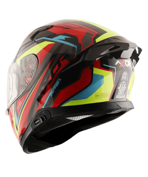 Axor Apex Roadtrip Helmet - Gloss Black Red