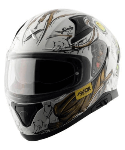 Axor Apex Sea Devil Helmet - Gloss White Gold