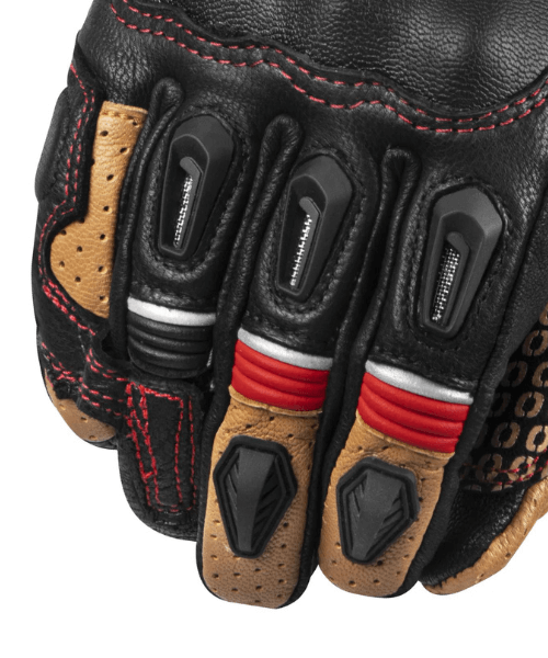 Rynox Storm Evo 3 Riding Gloves - Sand Brown Black