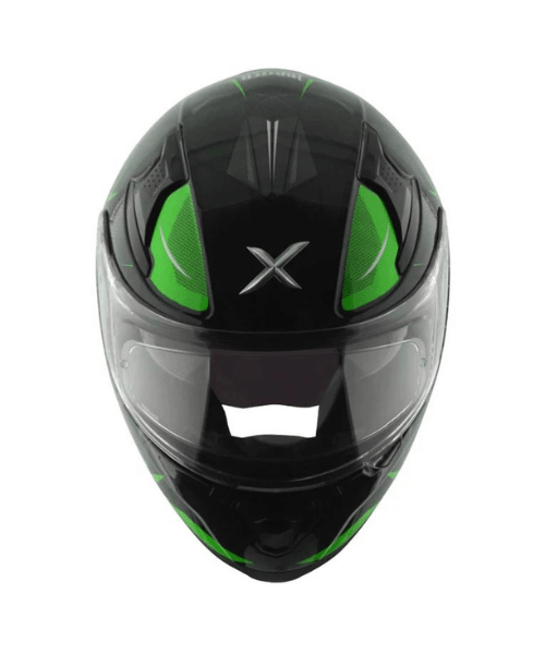 AXOR Apex Hunter D/V Helmet - Gloss Black Neon Green