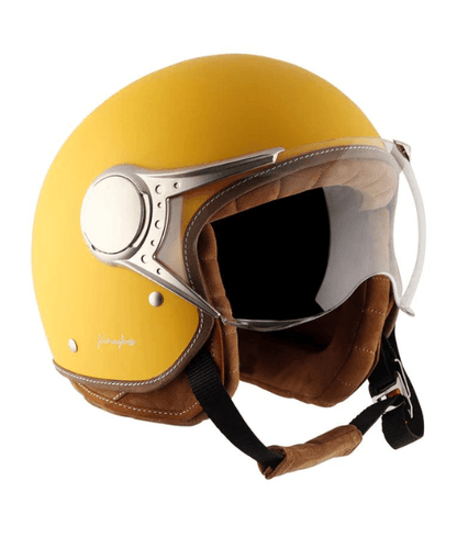 Axor Retro Jet West Helmet - Dull Mustard Yellow