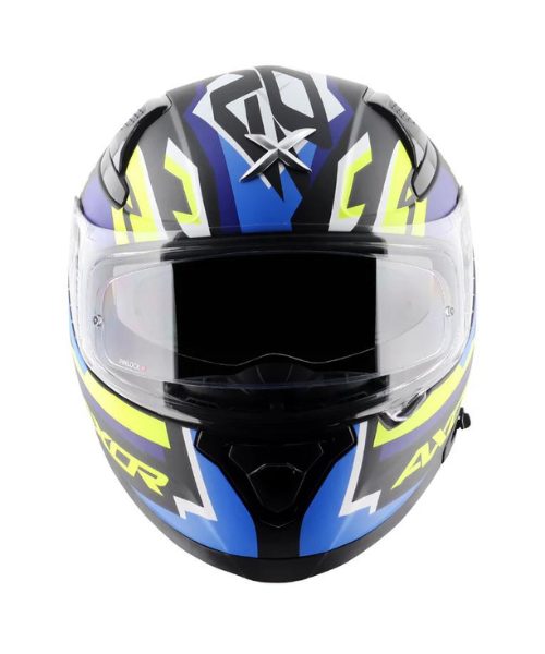 Axor Apex Streak Helmet - Dull Black Blue